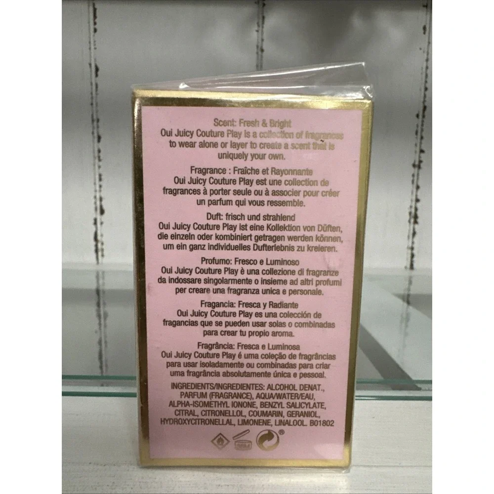 OUI Play Blooming Babe by Juicy Couture EDP  .5 oz   New Sealed n Cellophane